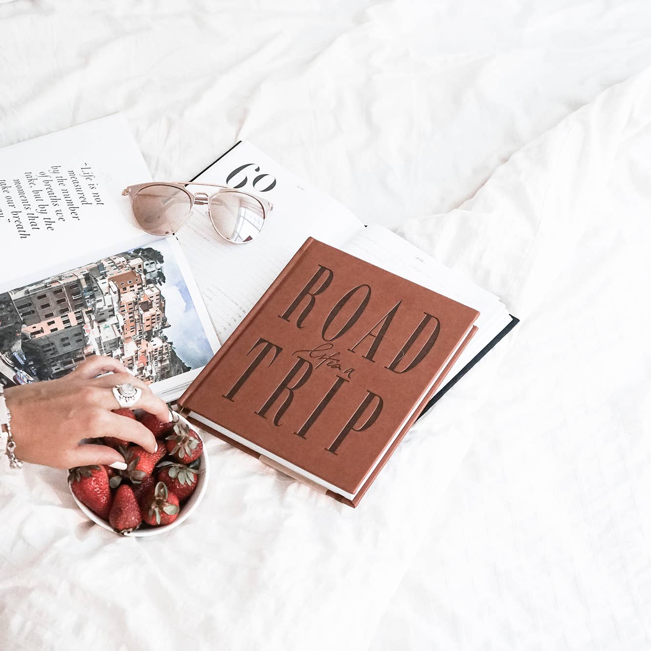 Life’s a Road Trip Journal: Tan
