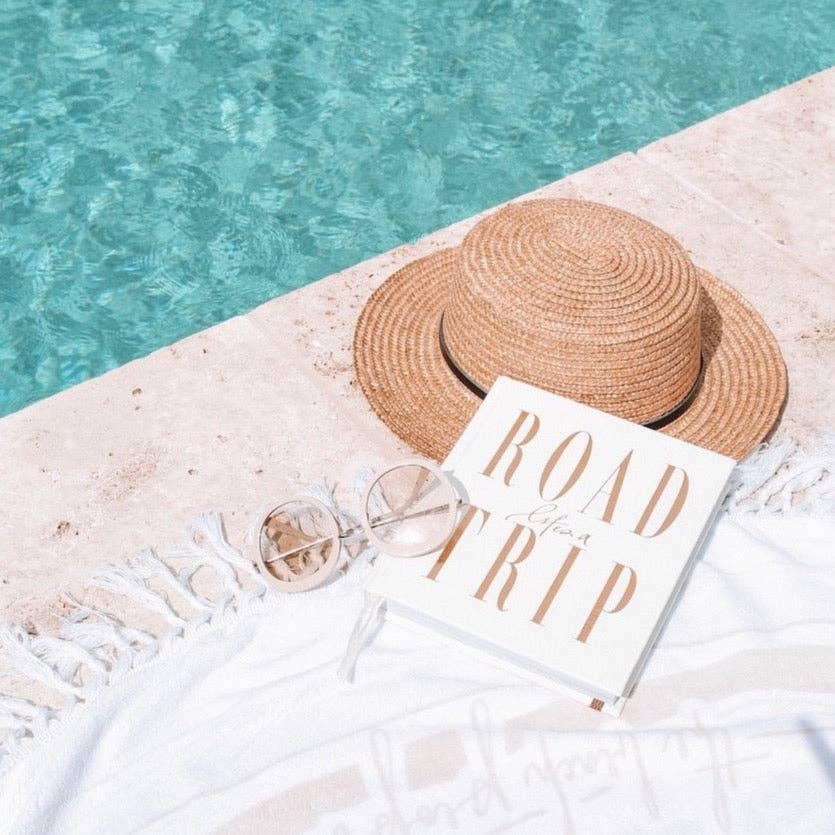 Life’s a Road Trip Journal: White Luxe