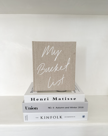 My Bucket List Journal: Beige