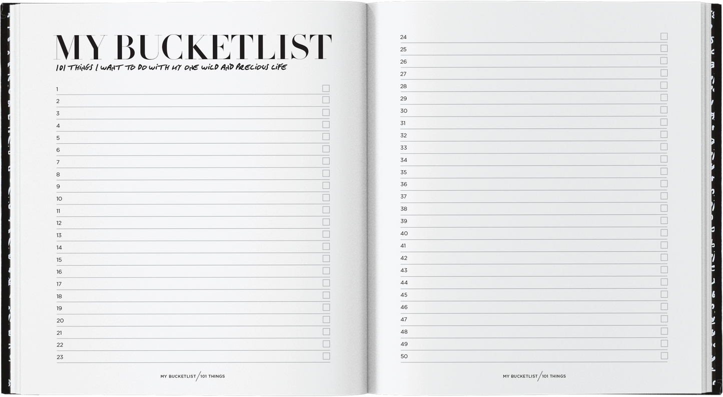 My Bucket List Journal: Beige