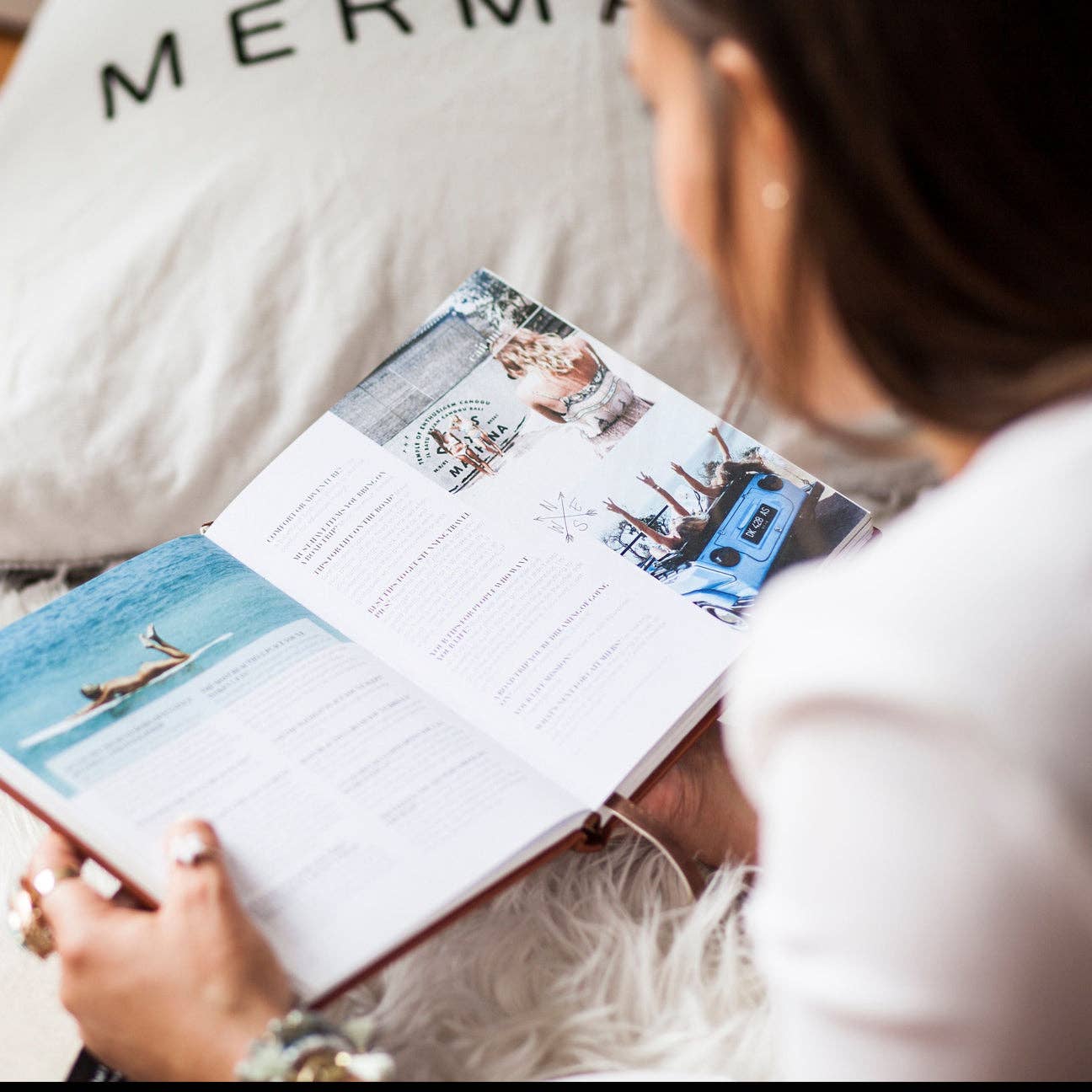 Life’s a Road Trip Journal: White Luxe