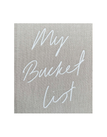 My Bucket List Journal: Beige