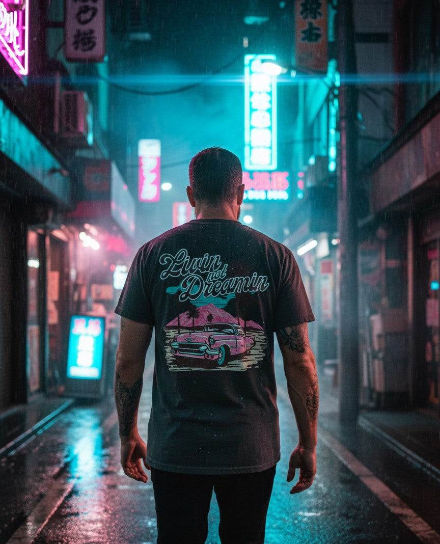 Retro Palm Springs Cadillac Tee