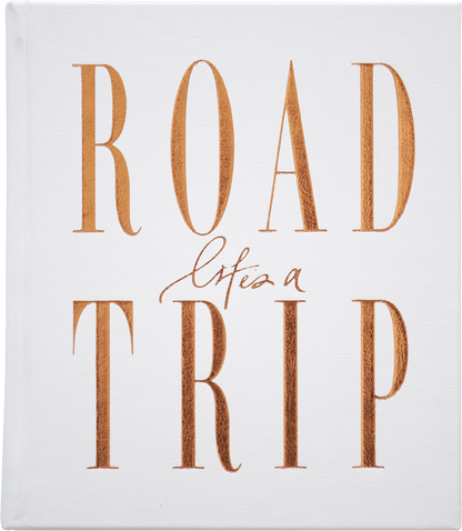 Life’s a Road Trip Journal: White Luxe