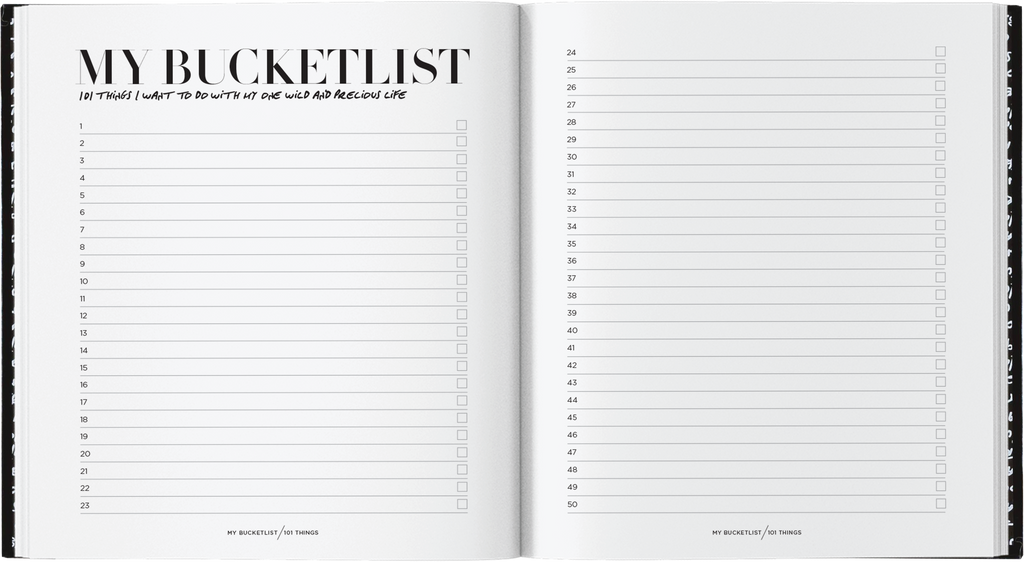 My Bucket List Journal: Beige by Axel & Ash