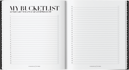 My Bucket List Journal: Beige
